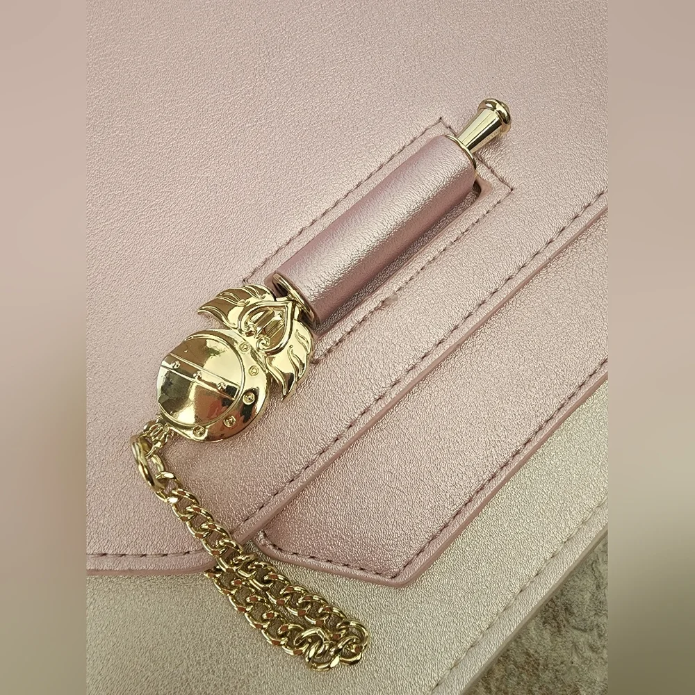 LOUNGEFLY SAILOR MOON Scepter Latch Pink Crossbody Handbag satchel